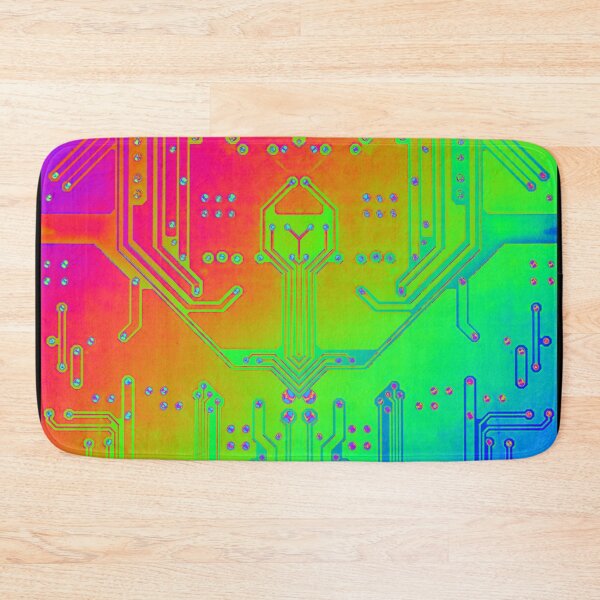 Item preview, Circuit Board Trippy Rainbow | LGBT Rainbow | Rainbow Circuit Board | Glitchy Gift designed and sold by TheLittleTerror.
