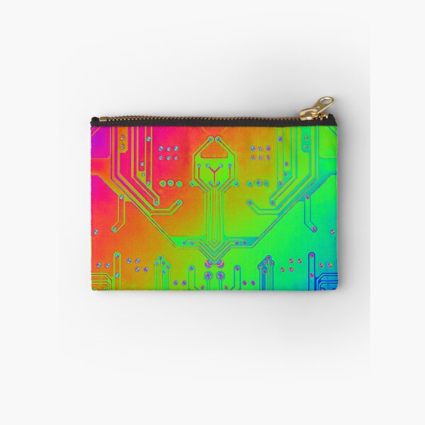 Item preview, Circuit Board Trippy Rainbow | LGBT Rainbow | Rainbow Circuit Board | Glitchy Gift designed and sold by TheLittleTerror.