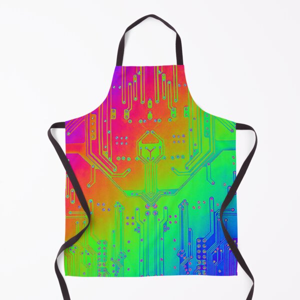 Item preview, Circuit Board Trippy Rainbow | LGBT Rainbow | Rainbow Circuit Board | Glitchy Gift designed and sold by TheLittleTerror.