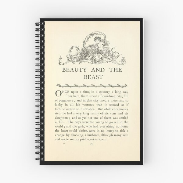 Item preview, beauty and the beast vintage page designed and sold by Alter-Idem.