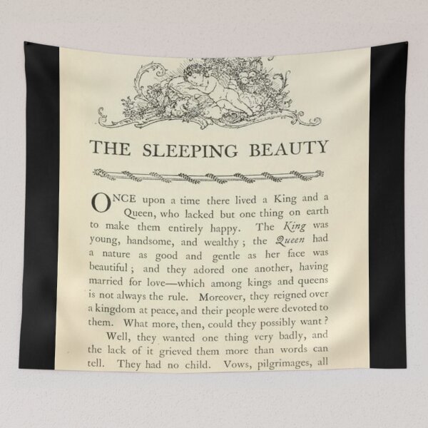 Item preview, the sleeping beauty vintage page designed and sold by Alter-Idem.
