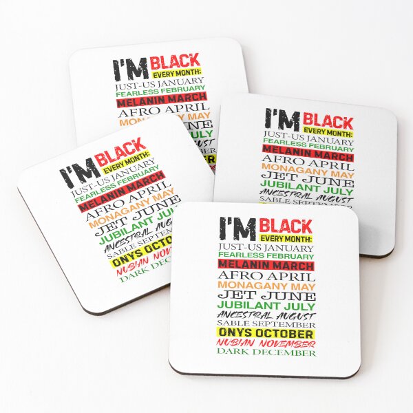 Item preview, i am black every month v2 designed and sold by Grafik0.