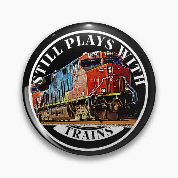 Item preview, Still Plays with Trains Orange Diesel Locomotive Engine designed and sold by TheTrainRoom.
