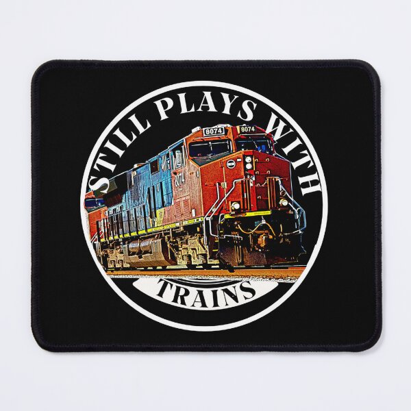 Item preview, Still Plays with Trains Orange Diesel Locomotive Engine designed and sold by TheTrainRoom.