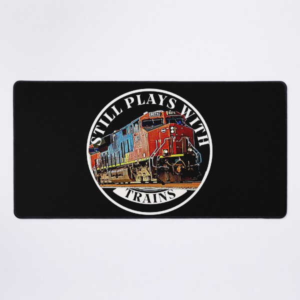 Item preview, Still Plays with Trains Orange Diesel Locomotive Engine designed and sold by TheTrainRoom.