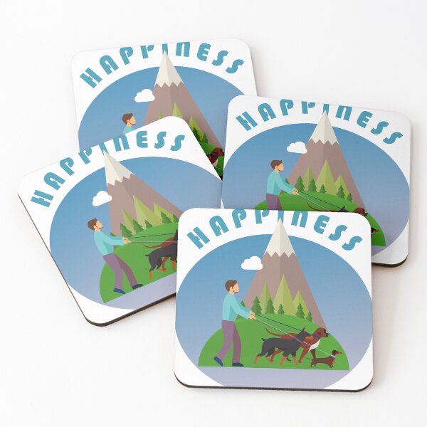 Item preview, Happiness Is A Day Spent Hiking With My Dog designed and sold by Zayncollections.