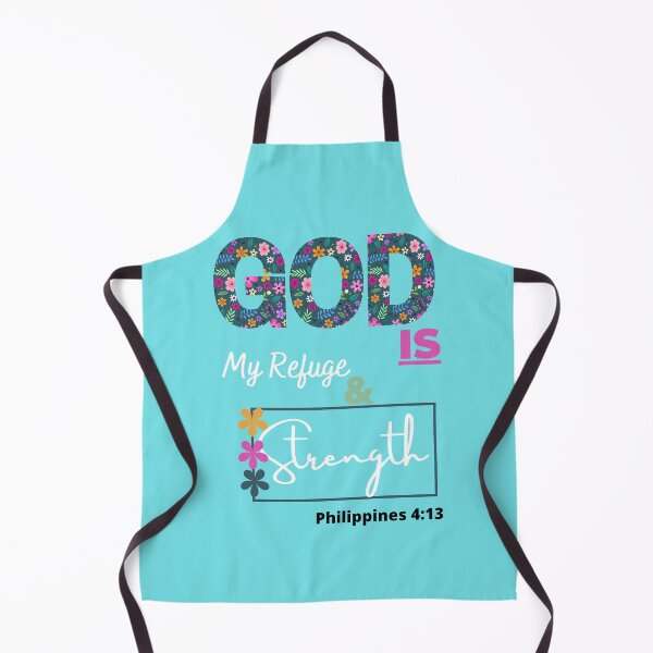 Item preview, God is my refuge and my strength Phillipians 4:13 designed and sold by RedSparkle.
