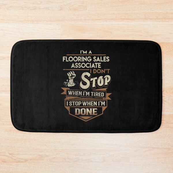 Item preview, Flooring Sales Associate T Shirt - I Stop When Done Job Gift Item Tee designed and sold by natalinedk.