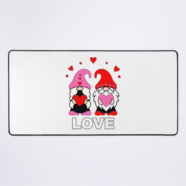 Item preview, Happy Valentine's Day Valentine Gnomes Gnome Elf Elves designed and sold by Spaceshipsells.