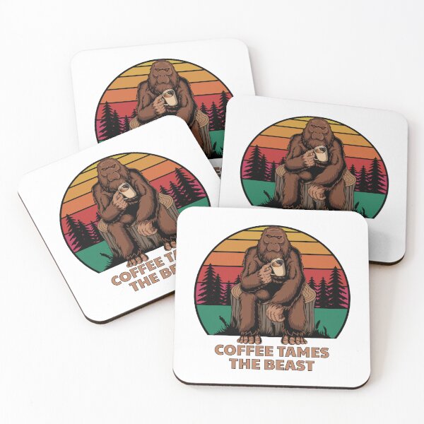 Item preview, Coffee Enthusiast Coffee Tames The Beast designed and sold by The Sticker Place.
