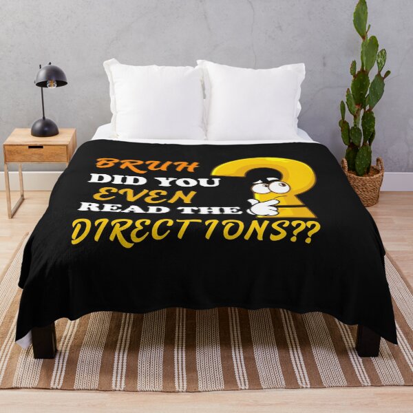 Item preview, Bruh Did You Even Read The Directions funny and Sarcastic Teacher Teaching designed and sold by beunique5.
