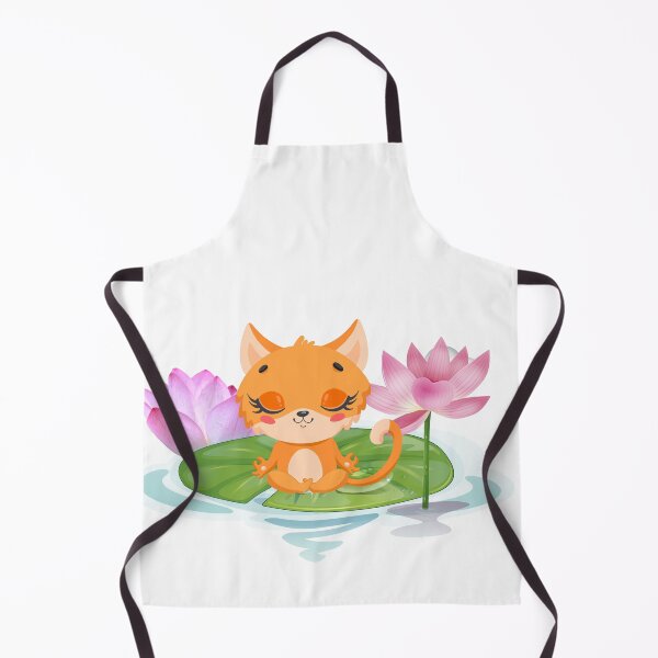 Item preview, Cute Cat In Lotus flower designed and sold by Hoetoons.