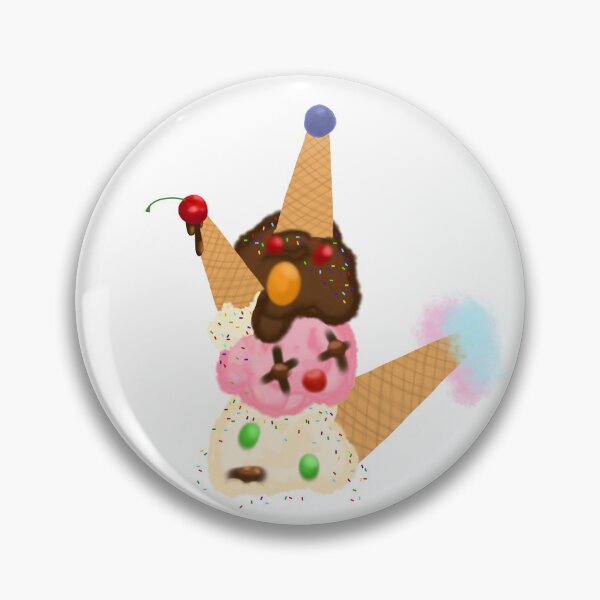 Item preview, Even More Ice Cream Clowns designed and sold by FoxMintTea.