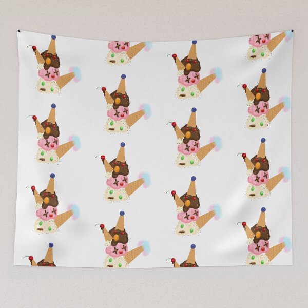 Item preview, Even More Ice Cream Clowns designed and sold by FoxMintTea.