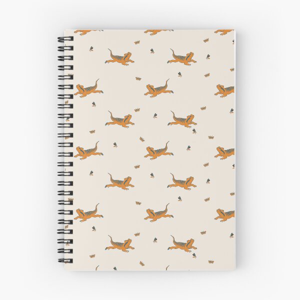 Item preview, Orange Lizzard and moth design on a cream background designed and sold by BenitasDesign.