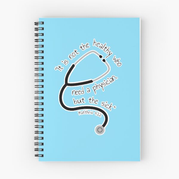 Item preview, Matthew 9:12 Stethoscope designed and sold by Artsy-Chemist.