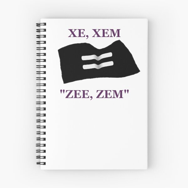 Aperçu de l'œuvre Pronoms Xe, Xem créée et vendue par CWINK.