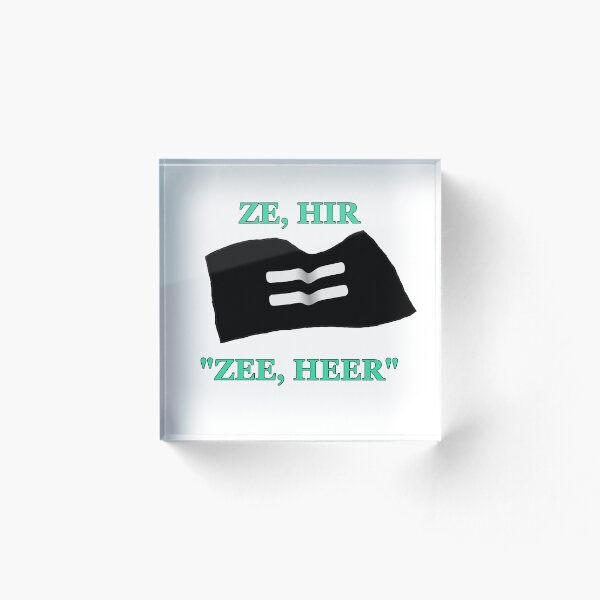Item preview, Ze, Hir Pronombres designed and sold by CWINK.