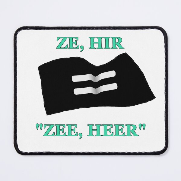 Item preview, Ze, Hir Pronouns designed and sold by CWINK.