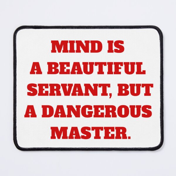 Item preview, Mind is a beutiful servant quote by buddha. designed and sold by Aumcreations.
