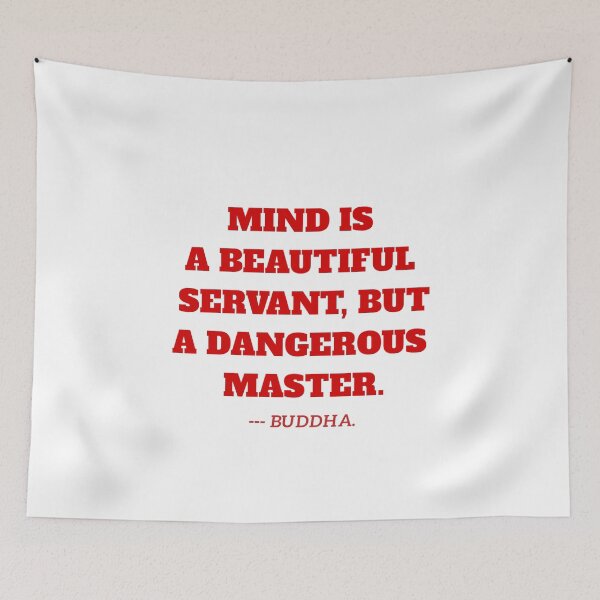 Item preview, Mind is a beutiful servant quote by buddha. designed and sold by Aumcreations.
