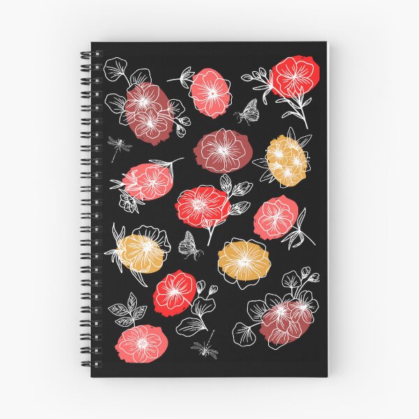 Item preview, Night Garden Flowers on Black designed and sold by Jack-and-Winnie.