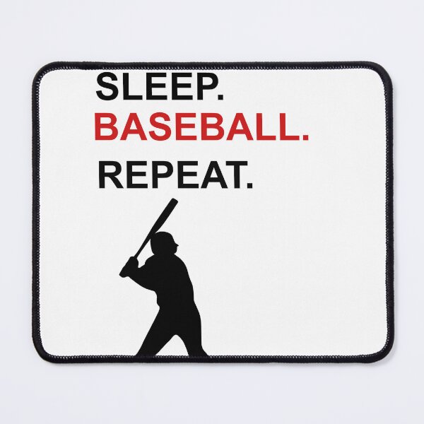 Item preview, eat sleep baseball repeat designed and sold by ariszz.