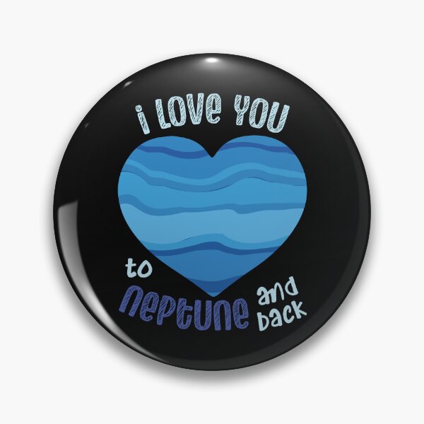 Artikelvorschau, Ich liebe dich bis Neptun und zurück – lustige Liebeszitate entworfen und verkauft von DrawingBoard.