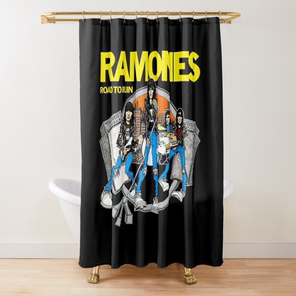 New Ramones Rock Band Custom Fabric Shower Curtain 60x72 Inch 