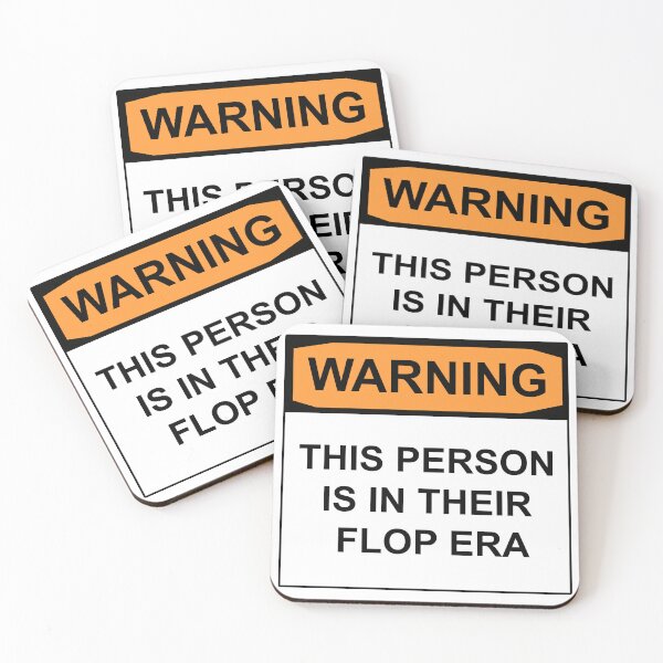 Item preview, Warning This Person Is In Their Flop Era designed and sold by scorpiolane.