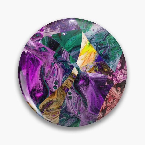 Item preview, Stylized leaf with an explosion of colors designed and sold by Shape-And-Color.