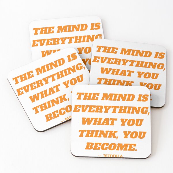 Item preview, The mind is everything quote by buddha. designed and sold by Aumcreations.