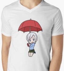 Tenrou Lisanna T-Shirt mit V-Ausschnitt