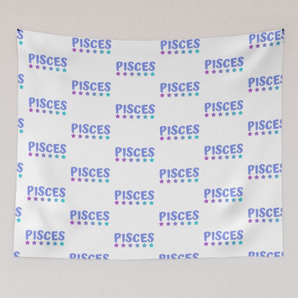 Item preview, Pisces Zodiac Sign with Stars designed and sold by Hellofriendco.