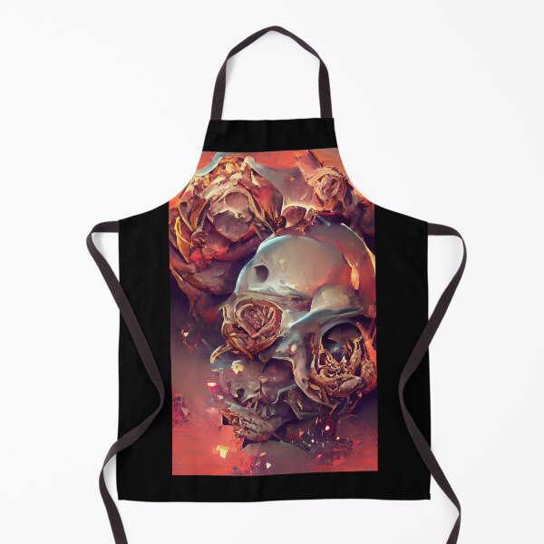 Item preview, golden rose skull designed and sold by calacas05.