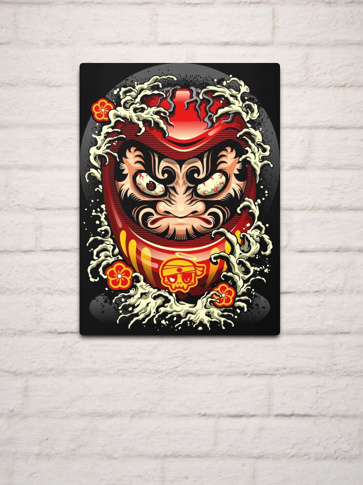 Daruma Doll Anatomy' Poster, picture, metal print, paint by