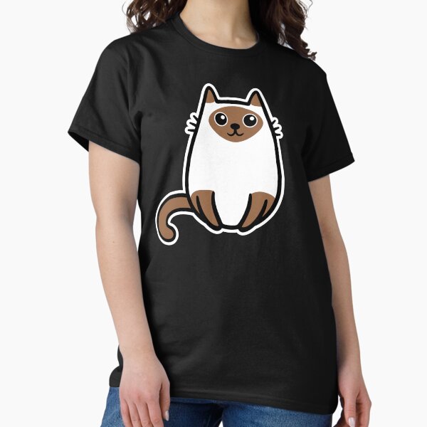 Cute Siamese Cat Kawaii for Cat Lovers Classic T-Shirt
