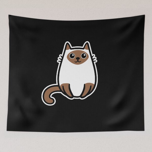 Item preview, Cute Siamese Cat Kawaii for Cat Lovers designed and sold by brandoseven.