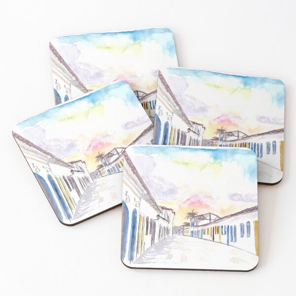 Item preview, Paraty Brazil Old Town Street Scene on Costa Verde designed and sold by artshop77.