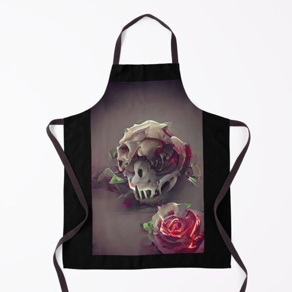 Item preview, red rose skull designed and sold by calacas05.