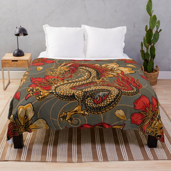 Item preview, The Golden Japanese Dragon designed and sold by Vector Scout Lab.