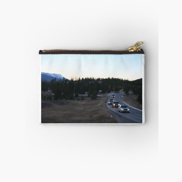 Item preview, Cars around a bend on a Breckenridge Road  designed and sold by SteveyBreezy.