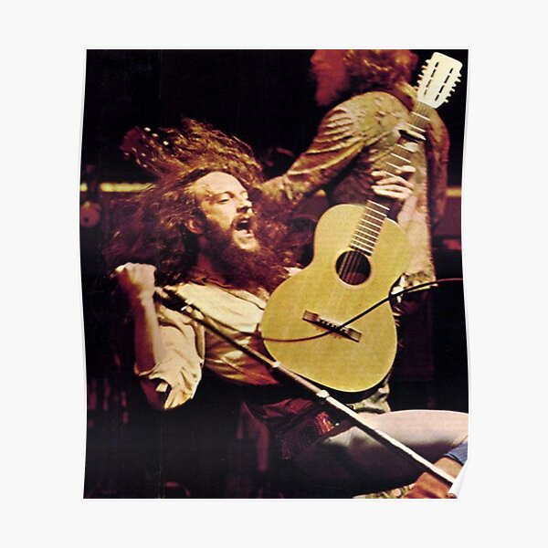 "Jethro Tull Poster" Poster by Lulitang Redbubble