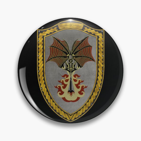 Item preview, Crimson Defiance (Shield Gold Celtic Rope on Black leather) designed and sold by Swabcraft.