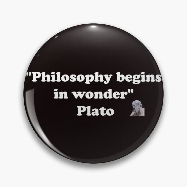 Item preview, Philosophy begins in wonder Plato designed and sold by LargeShop.