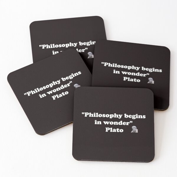 Item preview, Philosophy begins in wonder Plato designed and sold by LargeShop.