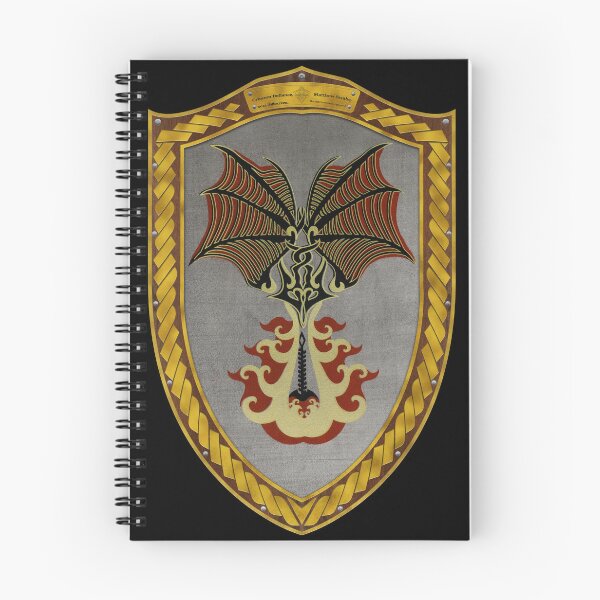 Item preview, Crimson Defiance (Shield Gold Celtic Rope on Wood) designed and sold by Swabcraft.