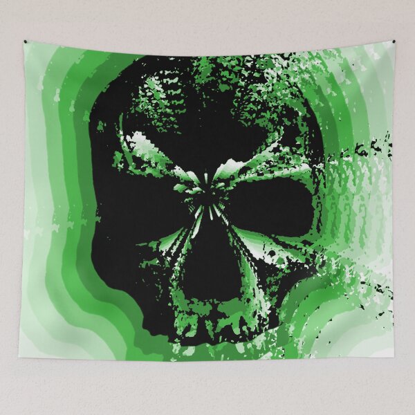 Item preview, Green Skull designed and sold by TheBlindBandit-.