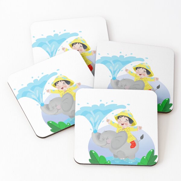 Item preview, Elephant rain shower designed and sold by MyParadiseGifts.