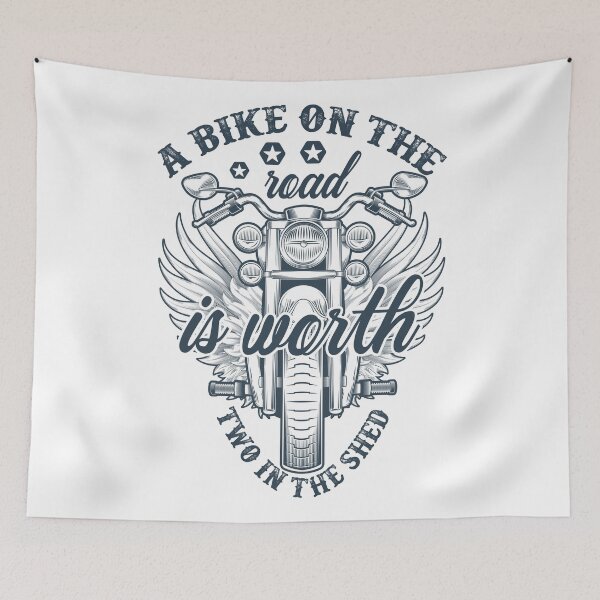 Item preview, A bike on the road is worth two in the shed designed and sold by kapiks.